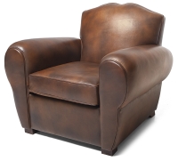 cuir pleine fleur marron fonc�