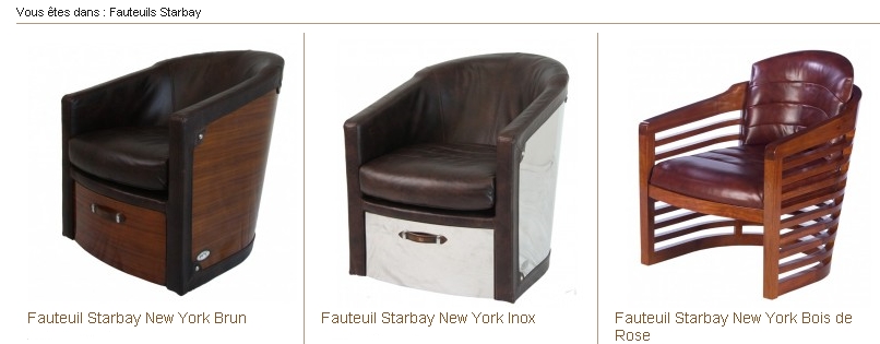 Fauteuils en cuir haut de gamme Starbay