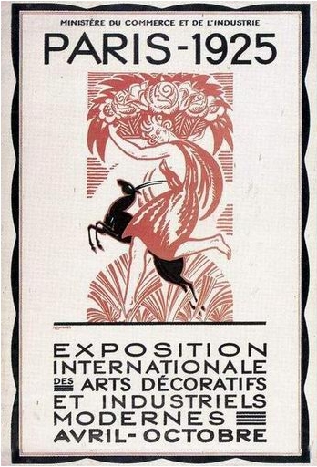 Affiche Exposition Internationale des arts décoratifs Paris 1925