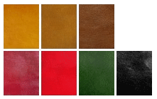 7 couleurs cuir de mouton basane Rochembeau