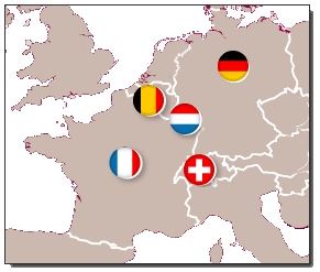 livraison en France Belgique Luxembourg Suisse Allemagne