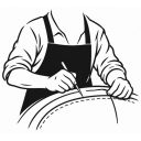 Artisan du cuir cousant un siège.jpg