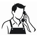 Icône minimaliste d’un artisan au téléphone.jpg