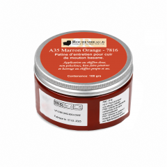 Cirage marron orange (A35)