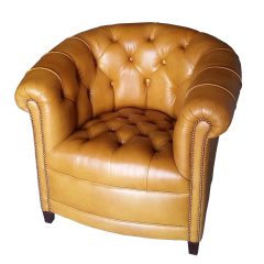 Fauteuil crapaud capitonné BRIGHTON