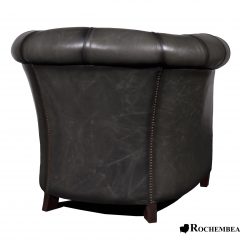 Fauteuil crapaud capitonné BRIGHTON