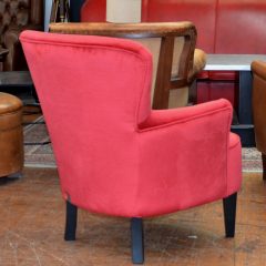 Fauteuil crapaud CALI rouge