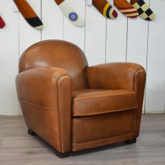 Fauteuil Club EVERTON - Marron B3