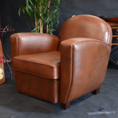 Fauteuil Club ART DECO - Marron foncé E1 