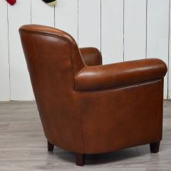 Fauteuil Club LEEDS - Marron foncé E1