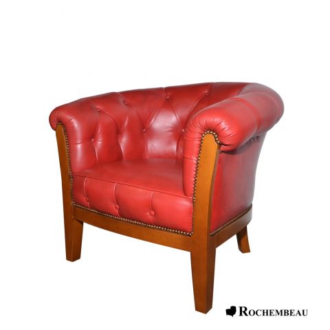 Fauteuil capitonné PRESTON