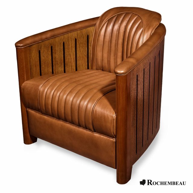 Le fauteuil Club cuir haut de gamme Rochembeau — free download