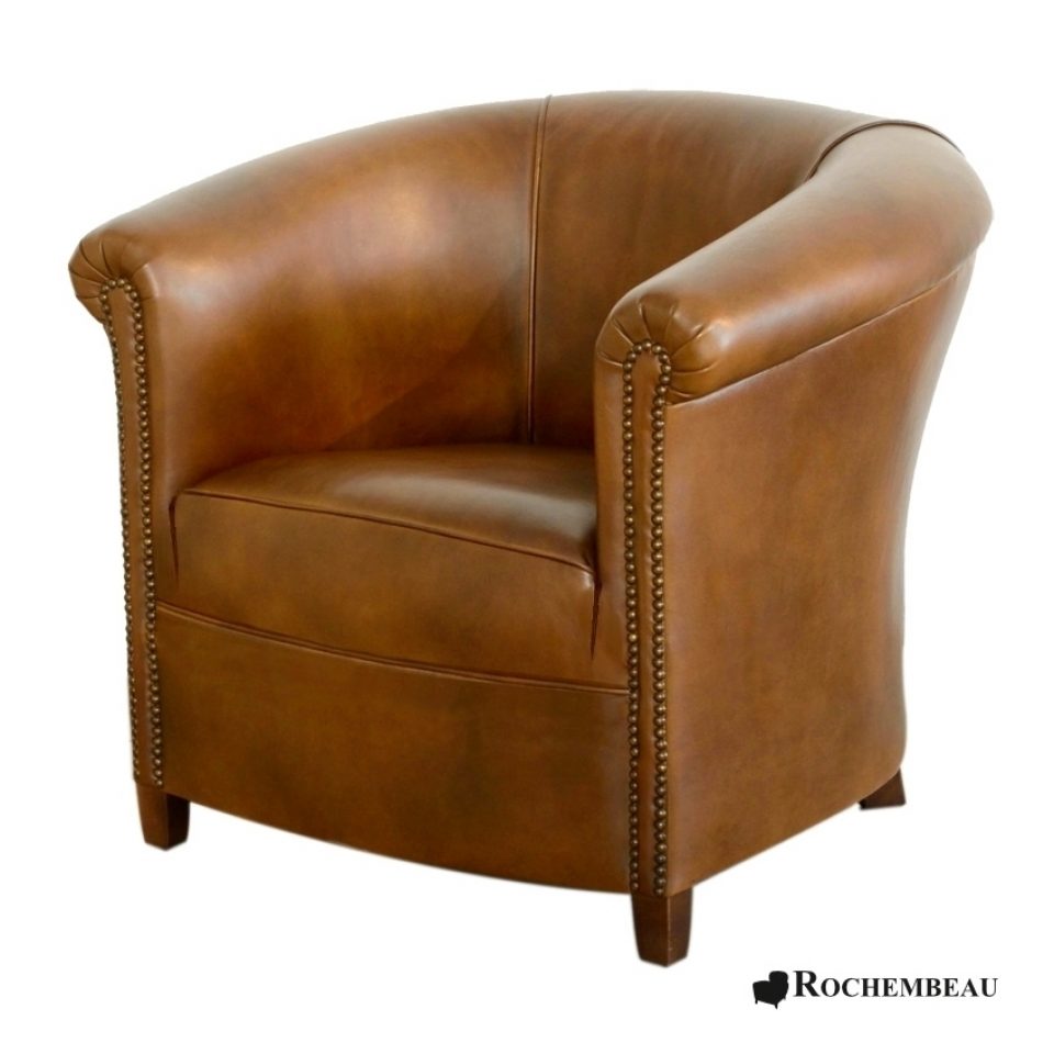 Le fauteuil Club cuir haut de gamme Rochembeau — free download