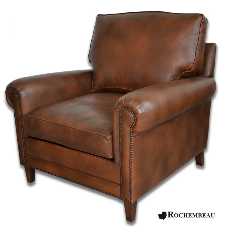 Le fauteuil Club cuir haut de gamme Rochembeau — free download