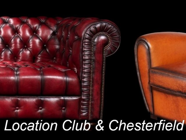 Location Rochembeau : Club et Chesterfield cuir