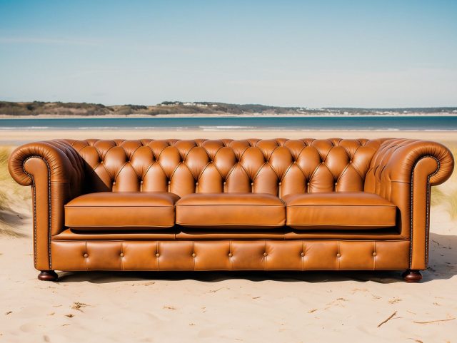 Le Chesterfield à la plage....