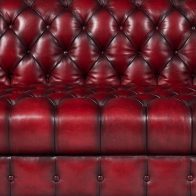 Canapé Chesterfield 3 places WILLIAM - Rubis - B141-E8