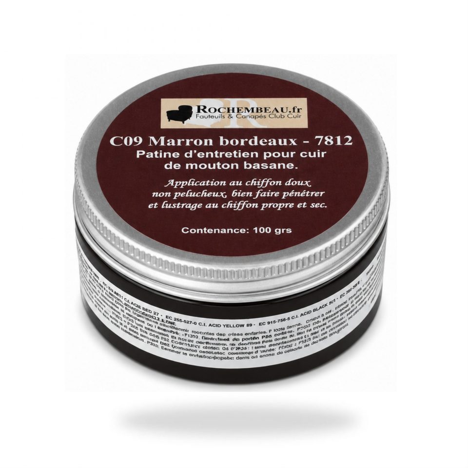 Cirage marron bordeaux (C09)