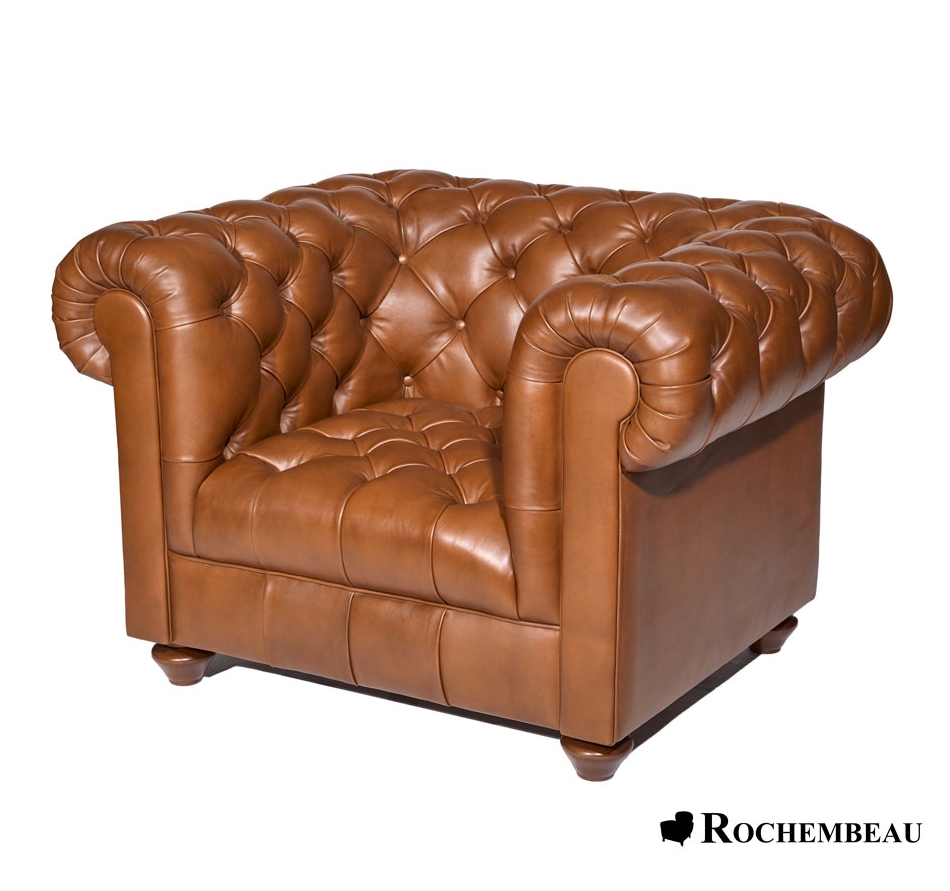 Fauteuil Chesterfield capitonné NEWTON 