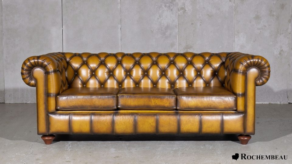 Canapé Chesterfield 3 places NEWTON