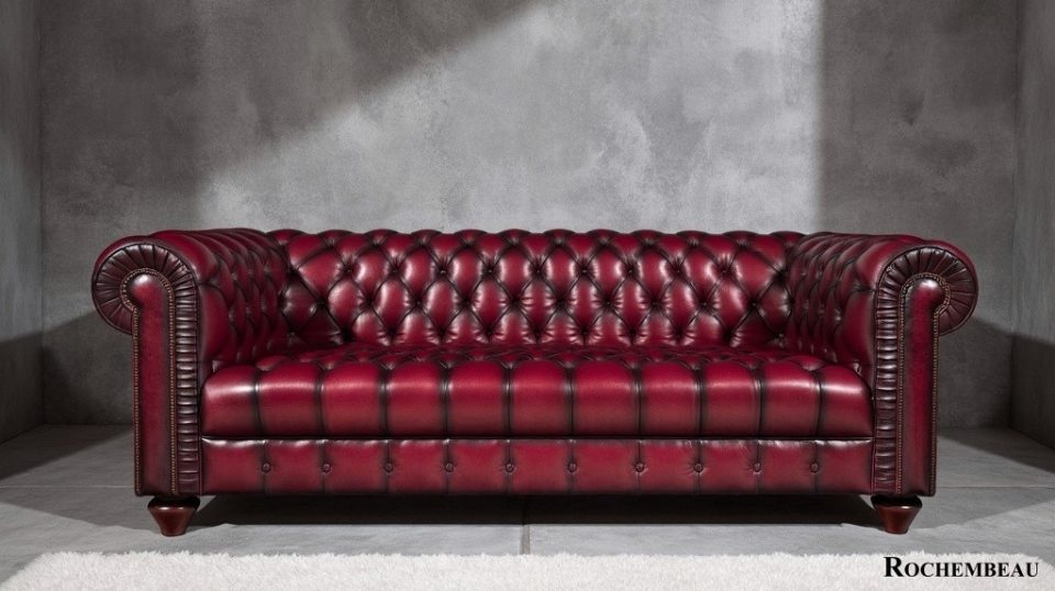 Canapé Chesterfield 3 places WILLIAM