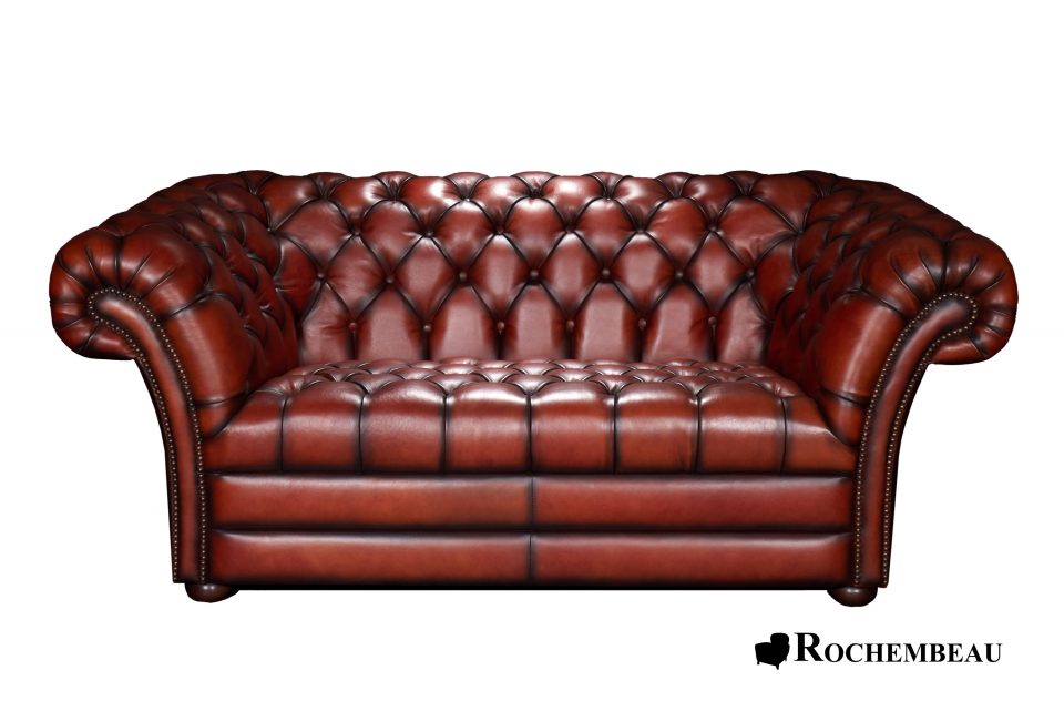 Canapé Chesterfield 2 places LENNON Capitons